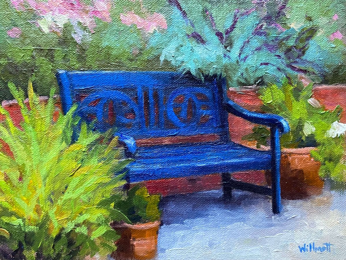 Blue Bench