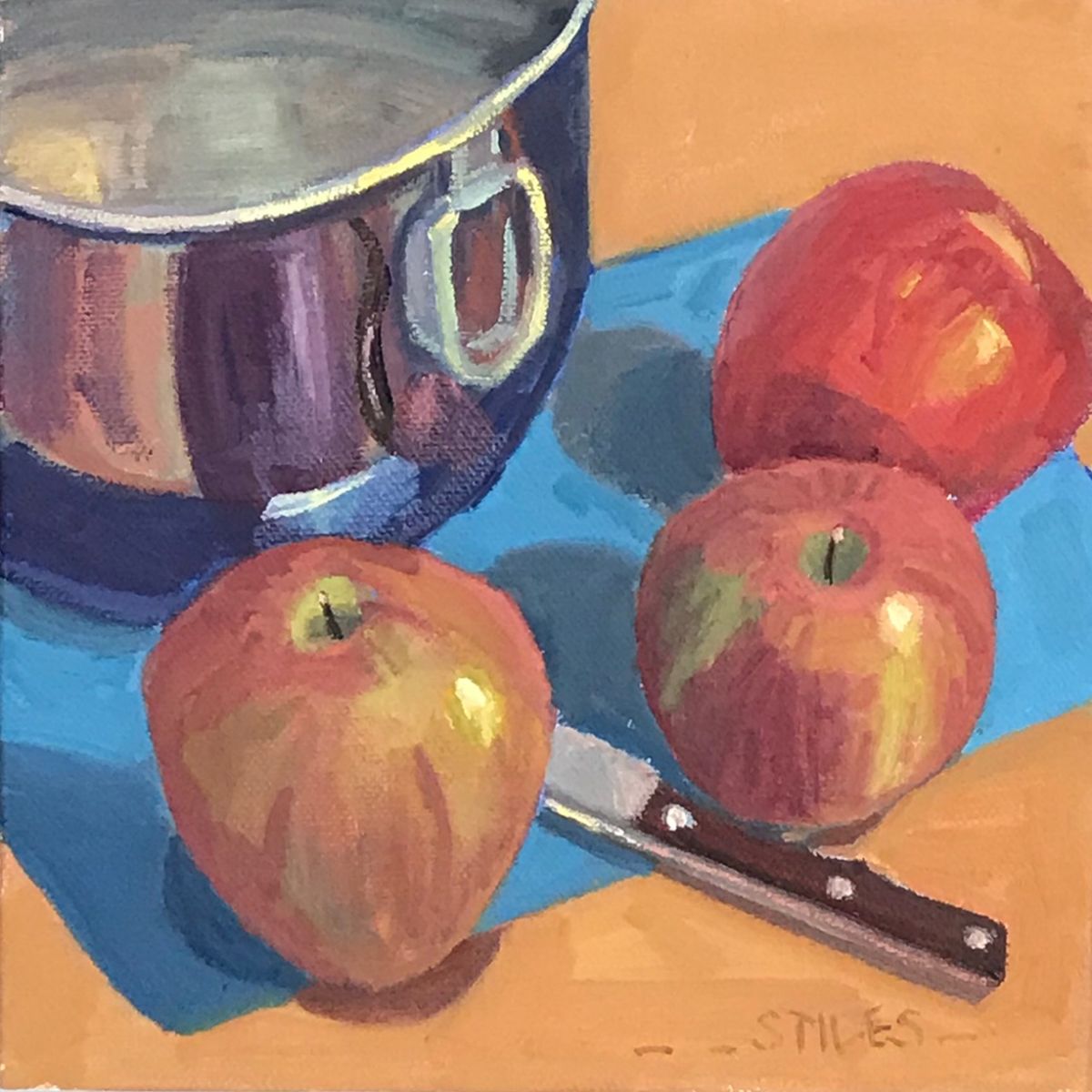 Cutting Apples